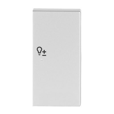 Wippe 2-fach rechts, mit Symbol "Dimmer"   