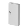 Wippe 2-fach rechts, mit Symbol "Dimmer"   