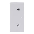 Wippe 2-fach links, mit Symbol "Play/Pause"
