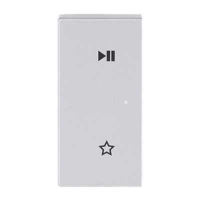 Wippe 2-fach links, mit Symbol "Play/Pause"