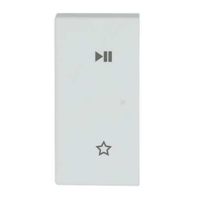 Wippe 2-fach links, mit Symbol "Play/Pause"