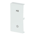 Wippe 2-fach links, mit Symbol "Play/Pause"