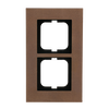 Abdeckrahmen 2-fach bronze - carat®   
