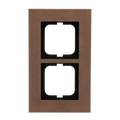 Abdeckrahmen 2-fach bronze - carat®   