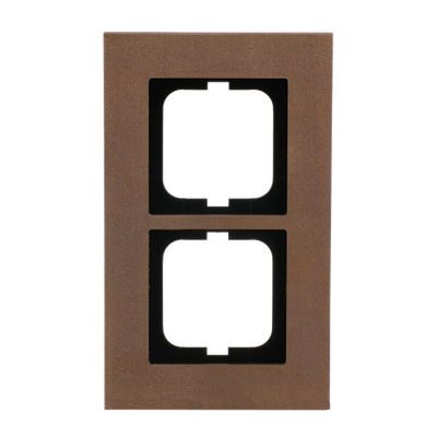 Abdeckrahmen 2-fach bronze - carat®   