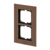 Abdeckrahmen 2-fach bronze - carat®   