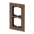 Abdeckrahmen 2-fach bronze - carat®   