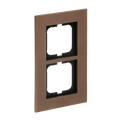 Abdeckrahmen 2-fach bronze - carat®   