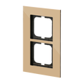 Abdeckrahmen 2-fach gold - carat®