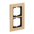 Abdeckrahmen 2-fach gold - carat®