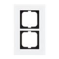 Abdeckrahmen 2-fach weißglas - carat®