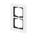 Abdeckrahmen 2-fach weißglas - carat®