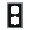 Abdeckrahmen 2-fach weißglas - carat®