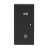 Wippe 2-fach links, mit Symbol "Play/Pause"   