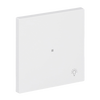 Wippe mit Aufdruck Symbol "Licht" 1-fach studioweiß matt - Busch-art linear®   