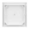 Wippe mit Aufdruck Symbol "Licht" 1-fach studioweiß matt - Busch-art linear®   
