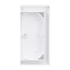 Wippe 2-fach links/rechts, ohne Bedruckung 2-fach studioweiß - Busch-art linear®