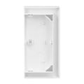 Wippe 2-fach links Symbol "Licht" mit kleiner transparenter Kalotte 2-fach