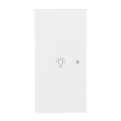 Wippe 2-fach links Symbol "Licht" 2-fach studioweiß matt - Busch-art linear®