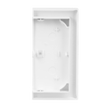Wippe 2-fach links Symbol "Licht" mit kleiner transparenter Kalotte 2-fach