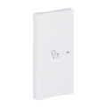 Wippe 2-fach links Symbol "Dimmen" mit kleiner transparenter Kalotte 2-fach