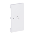 Wippe 2-fach rechts Symbol "Dimmen" mit kleiner transparenter Kalotte 2-fach