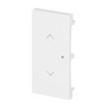 Wippe 2-fach links/rechts Symbol "Jalousie" mit kleiner transparenter Kalotte