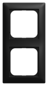 Abdeckrahmen 2-fach schwarz matt - Busch-balance® SI   