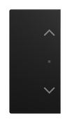 Wippe 2-fach links/rechts, mit Symbol "Jalousie"  Busch-balance® SI   