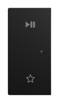 Wippe 2-fach links, mit Symbol "Play/Pause" Busch-balance® SI