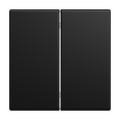 Wippe für Smart Switch 2-fach schwarz matt - Busch-balance® SI
