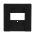 Zentralscheibe Multimedia 1-fach schwarz matt - Plattform 63 Plattform 63