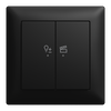 LED-Dimmer-Einsatz flex, 1-fach Komplettset mit 2-fach Bedienelement, Wireless