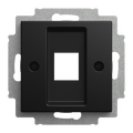 Zent.Sch.ModJack 1-f mit Tragring 1-fach, Modular-Jack Busch-balance® SI