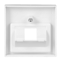 Zentralscheibe UAE/IAE (ISDN) 1-fach alpinweiß - Busch-balance® SI