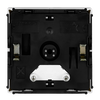 Bedienelement für Dimmer Doppeltaster mit Glimmlampe alpinweiß -
