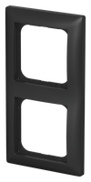 Abdeckrahmen 2-fach schwarz matt - Busch-balance® SI   