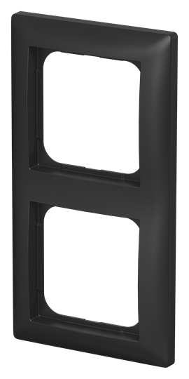 Abdeckrahmen 2-fach schwarz matt - Busch-balance® SI – Bild 3 von 3