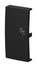 Wippe 2-fach links, mit Symbol "Dimmer" Busch-balance® SI