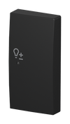 Wippe 2-fach rechts, mit Symbol "Dimmer"  Busch-balance® SI   
