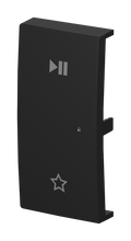 Wippe 2-fach links, mit Symbol "Play/Pause" Busch-balance® SI