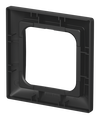 Abdeckrahmen 1-fach schwarz matt - Busch-balance® SI 1-fach Rahmen 