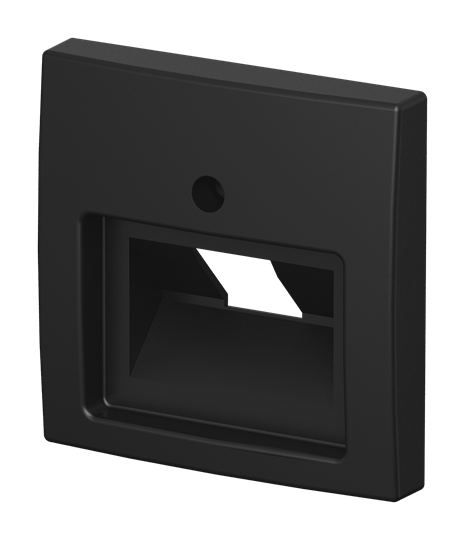 Zentralscheibe UAE/IAE (ISDN) 1-fach schwarz matt - Busch-balance® SI – Bild 3 von 3