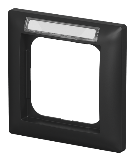 Abdeckrahmen 1-fach mit Sichtfenster Unverlierbar Busch-balance® SI – Bild 3 von 3