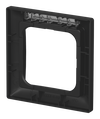 Abdeckrahmen 1-fach mit Sichtfenster Unverlierbar Busch-balance® SI   