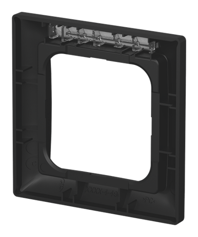 Abdeckrahmen 1-fach mit Sichtfenster Unverlierbar Busch-balance® SI   