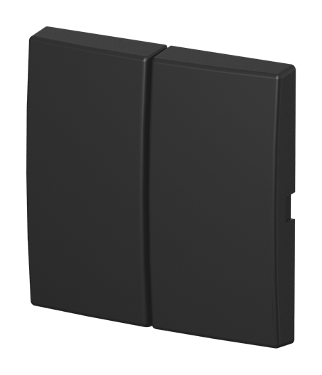 Wippe für Smart Switch 2-fach schwarz matt - Busch-balance® SI – Bild 3 von 3