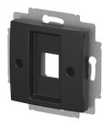 Zent.Sch.ModJack 1-f mit Tragring 1-fach, Modular-Jack Busch-balance® SI