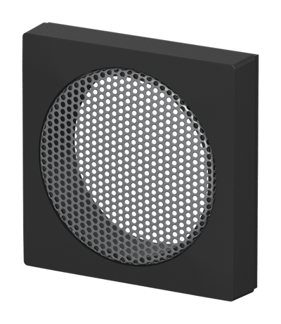 Zentralscheibe Lautsprecher 2-fach schwarz matt - Busch-balance® SI   