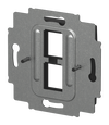 Zentralscheibe mit Tragring 2-fach, Modular-Jack Busch-balance® SI   